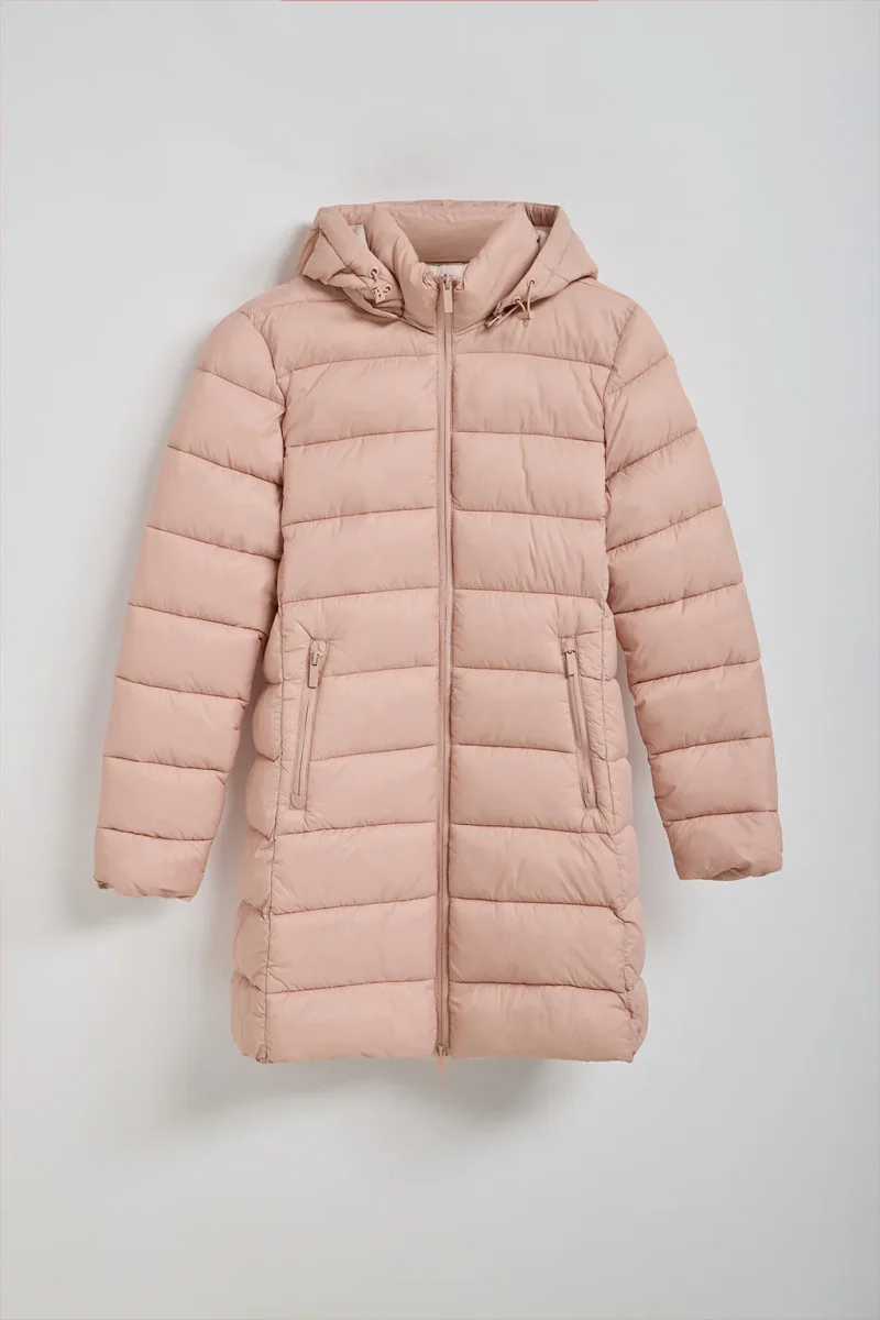 Abrigo Suzette ultralight rosa palo con parche Rigby Go - Imagen 7
