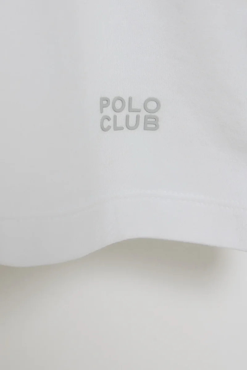 Camiseta blanca básica de cuello pico con logo engomado - Imagen 7