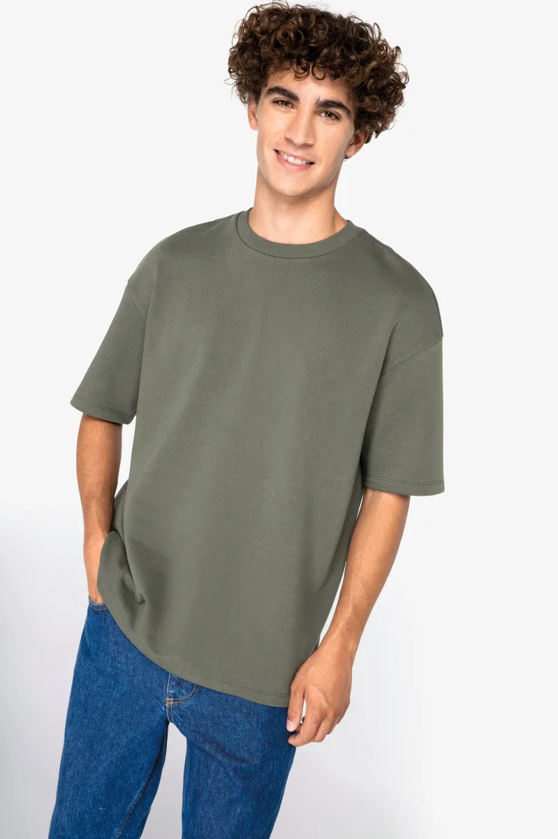 Camiseta Native Spirit NS308 Ecorresponsable Oversize de French Terry Unisex - Imagen 6