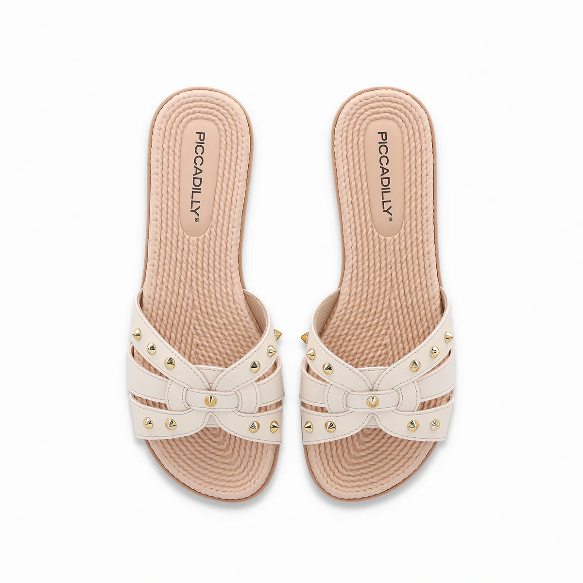 Flats casuales tiras con detalles metálicos – Adla - Imagen 4