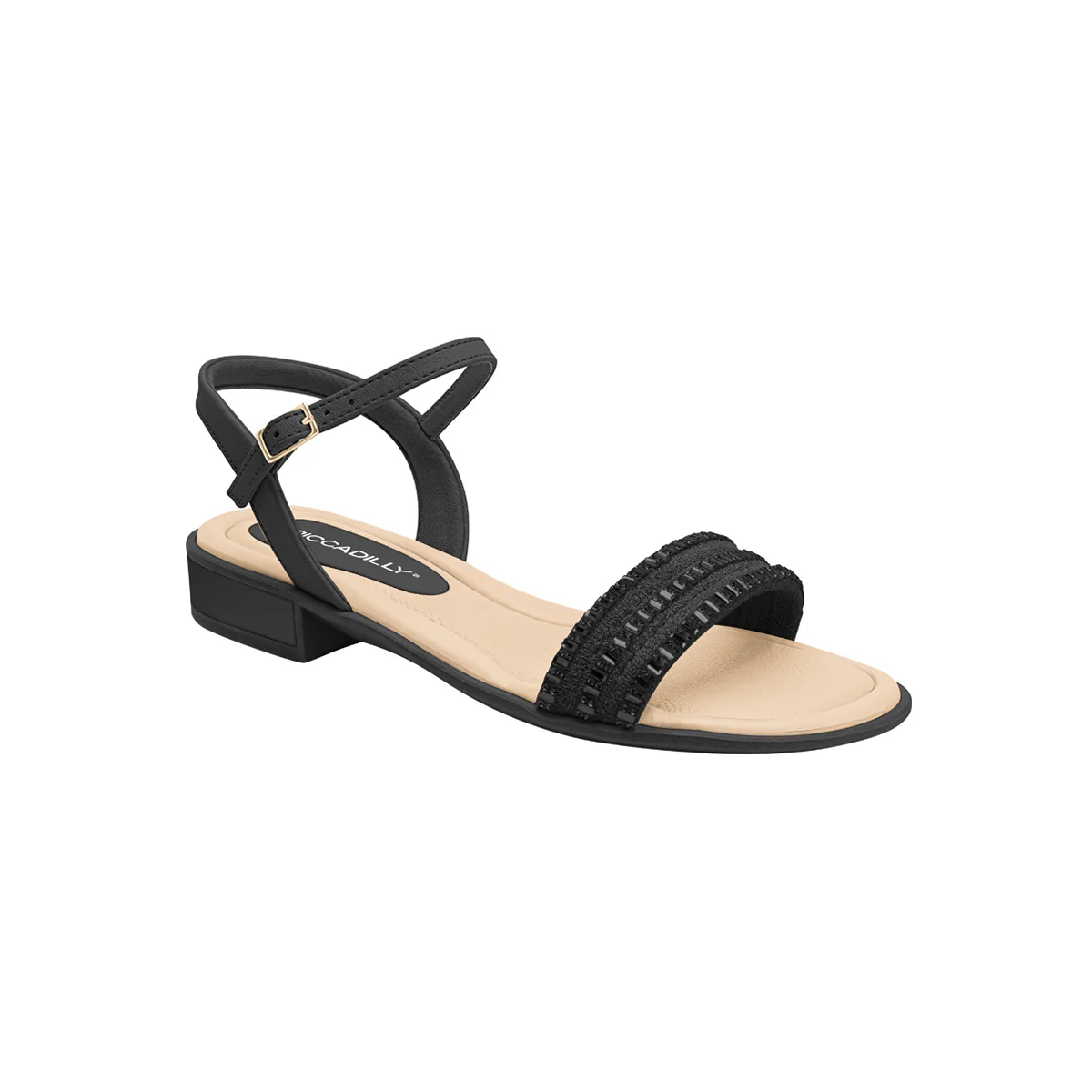 Sandalia casual correas y detalles metálicos – Taila - Imagen 7