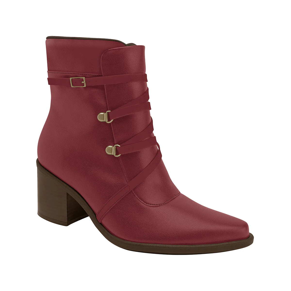 Botas arriba del tobillo con tacón alto y tiras – Giordana - Imagen 7