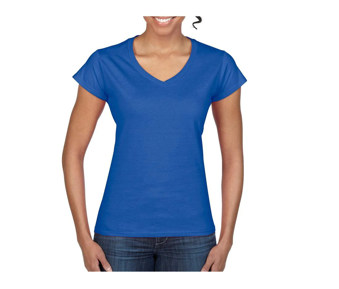 Camiseta Softstyle® Mujer cuello pico 64V00L - Imagen 8
