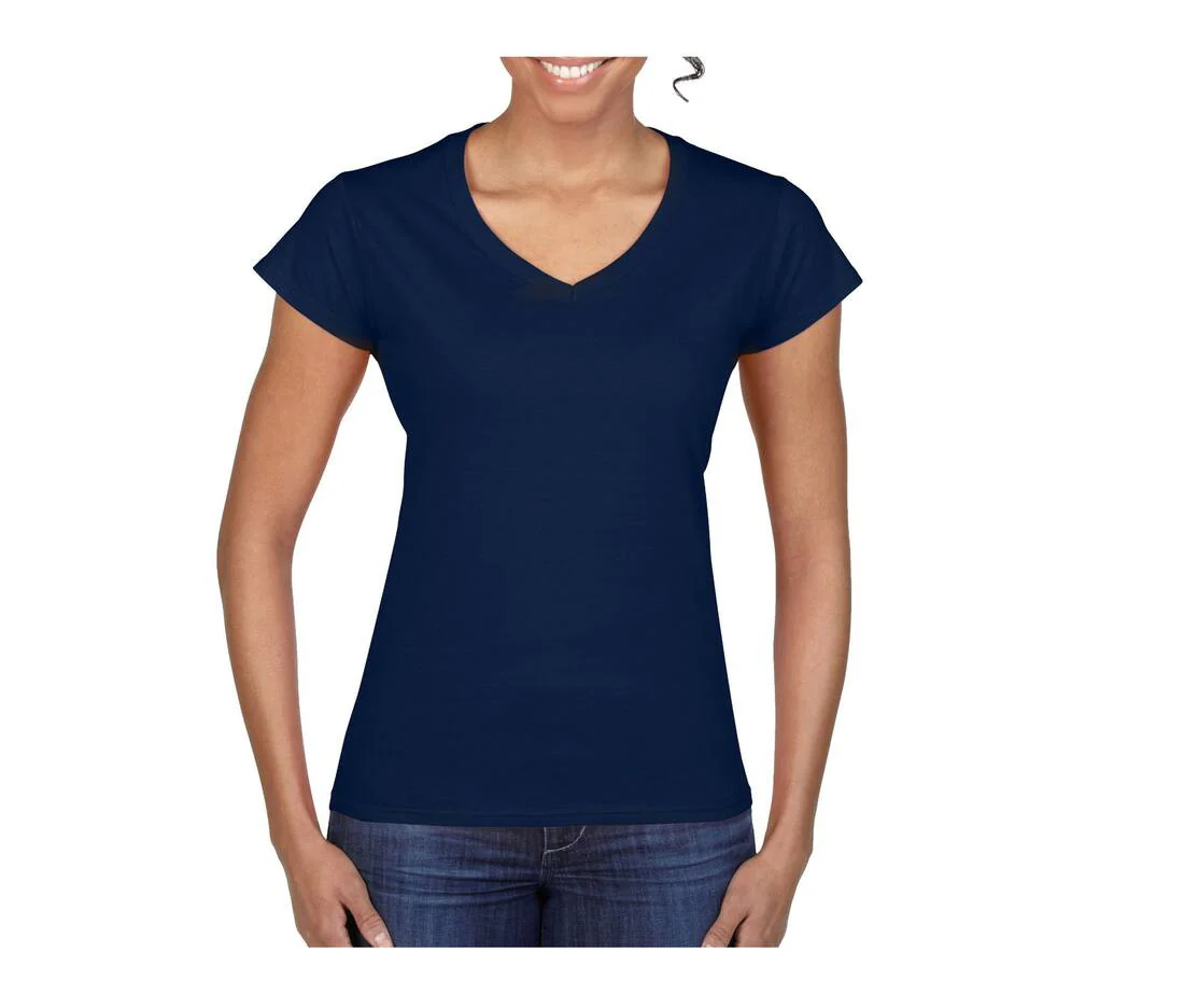 Camiseta Softstyle® Mujer cuello pico 64V00L - Imagen 7