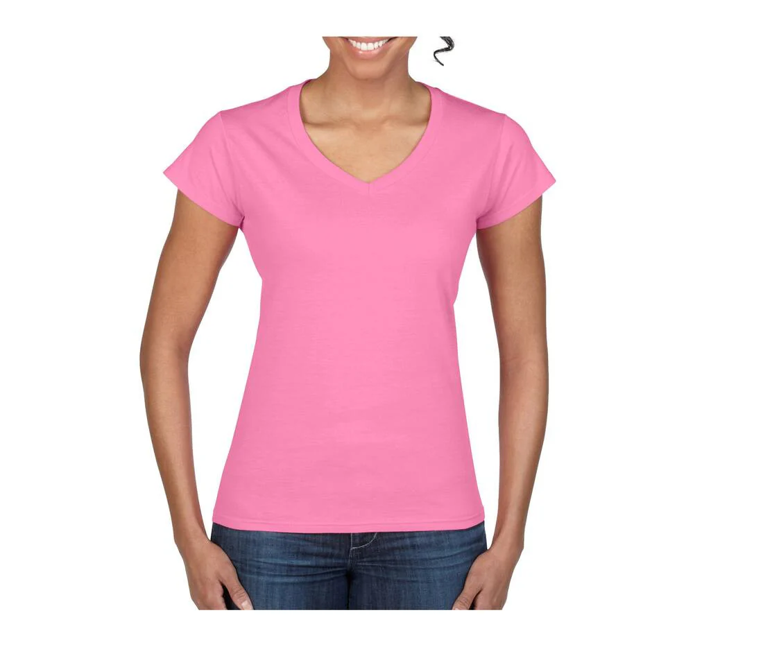 Camiseta Softstyle® Mujer cuello pico 64V00L - Imagen 4