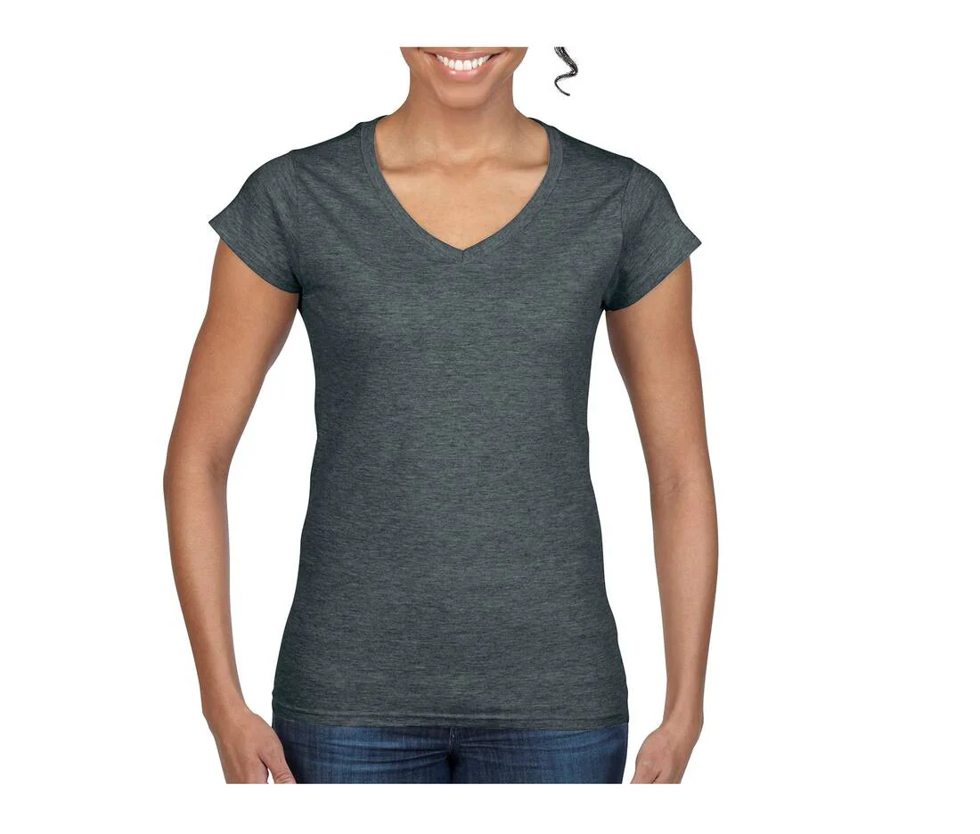 Camiseta Softstyle® Mujer cuello pico 64V00L - Imagen 6