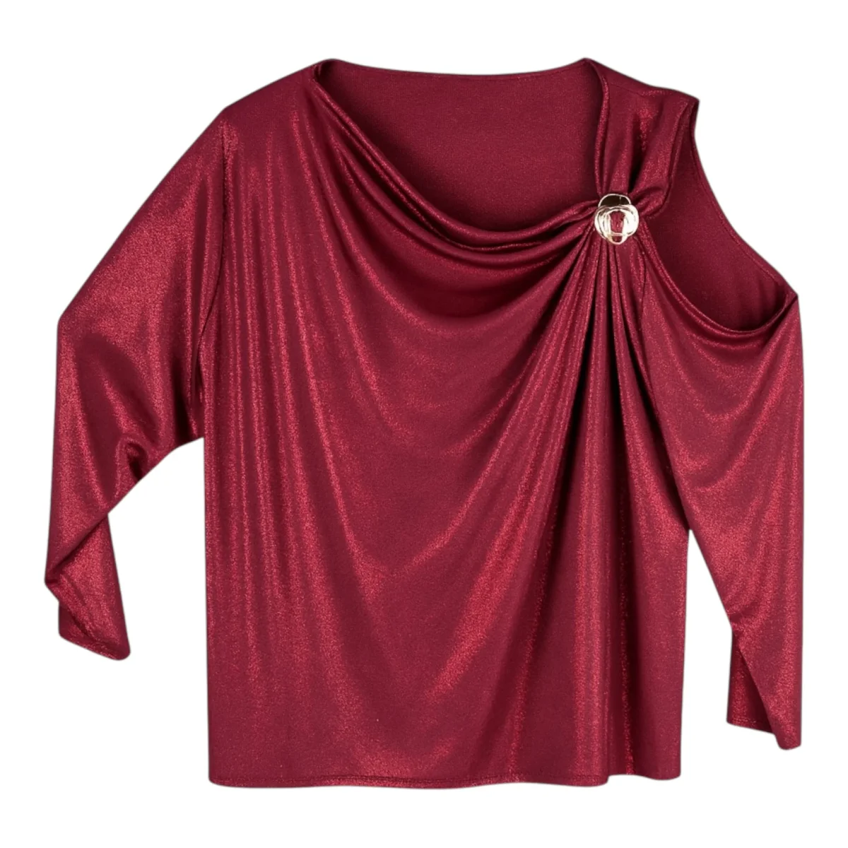 Blusa cruzada fiesta - Imagen 3