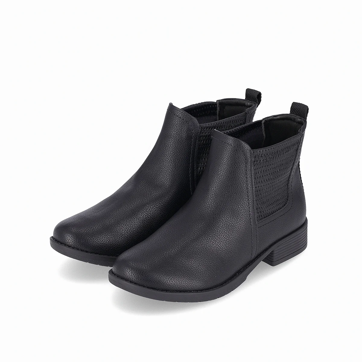 Botines casual al tobillo tipo Chelsea con elástico tacón bajo - Leci - Imagen 8