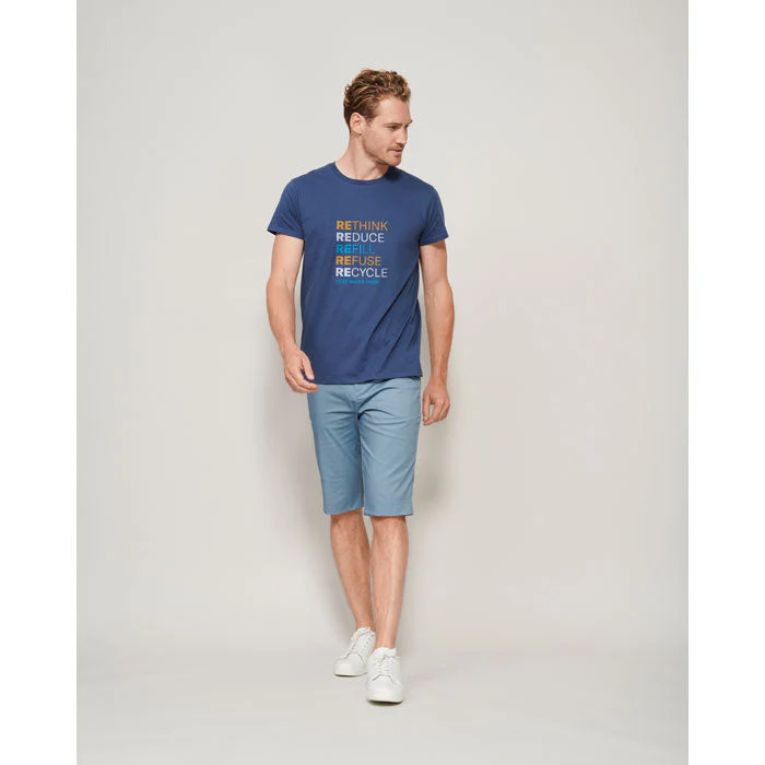 Men’s Fitted Organic Cotton T-Shirt - 150 GSM | CRUSADER MEN S03582 - Imagen 6
